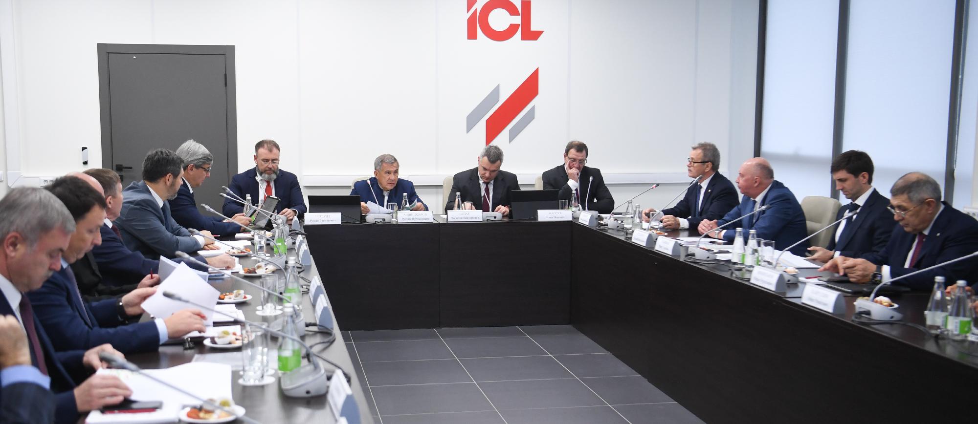Совещание по вопросам дальнейшего развития группы ICL в Татарстане и индустриального парка «Лаишево» ОЭЗ «Иннополис»